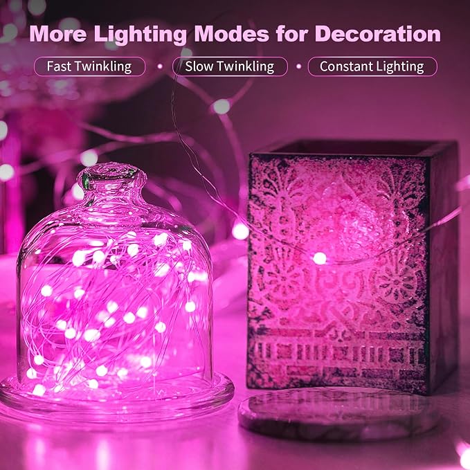 20 Pack LED Fairy Lights Battery Operated, 20 LED Waterproof Mini Twinkle - Image 2