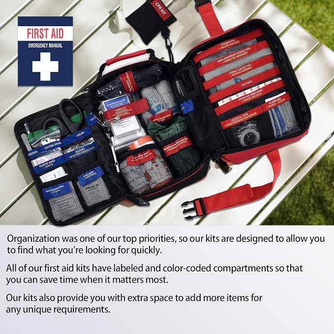 Advanced First Aid Kit, Comprehensive Trauma First Aid Kits - Image 4