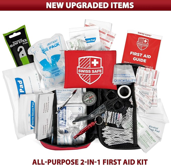 Swiss Safe 2-in-1 First Aid Kit - Image 3