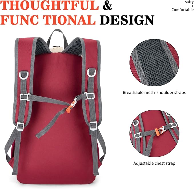 BAGPARKK Hiking Backpack, Large 35L Travel Backpacks - Image 4