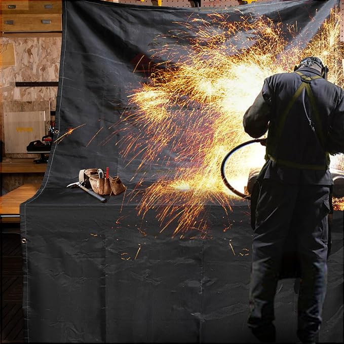 VEVOR Fire Blankets, 2 Pack Welding Blankets, 1022°F Flame Retardant Blanket - Image 8