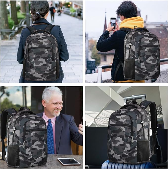 BIKROD Travel Laptop Backpack for Men, Backpacks for School Teen Boys, Business - Image 5