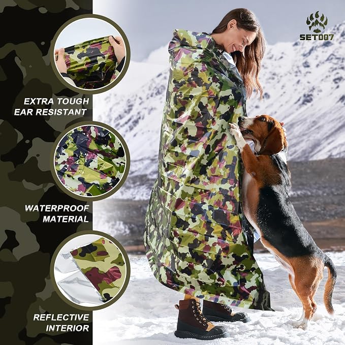 5-Pack Mylar Survival Blanket - Image 4