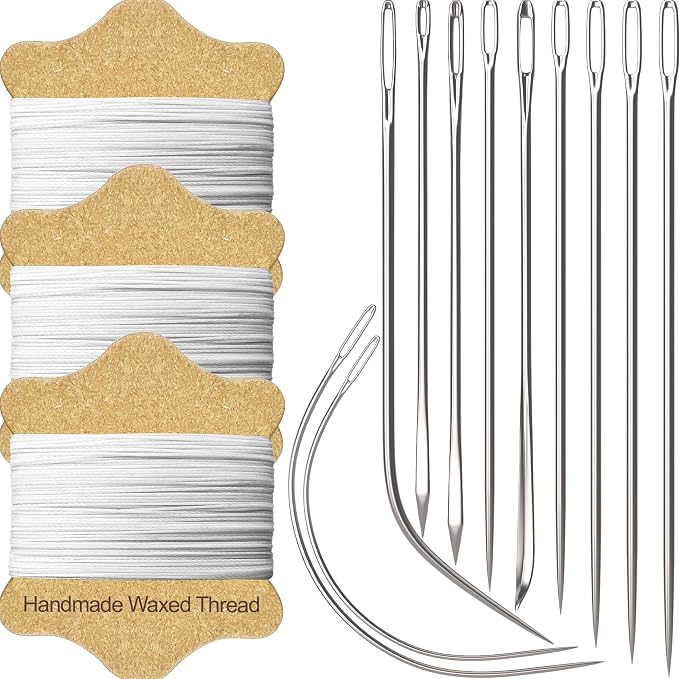 VONEEDL Upholstery Repair Kit: Waxed Sewing Thread & Heavy Duty Needles by VONEEDL