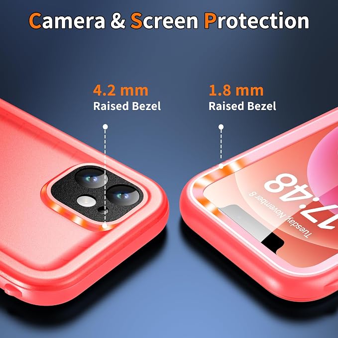 Cozycase Compatible with iPhone 12 Mini Waterproof Case - Image 9