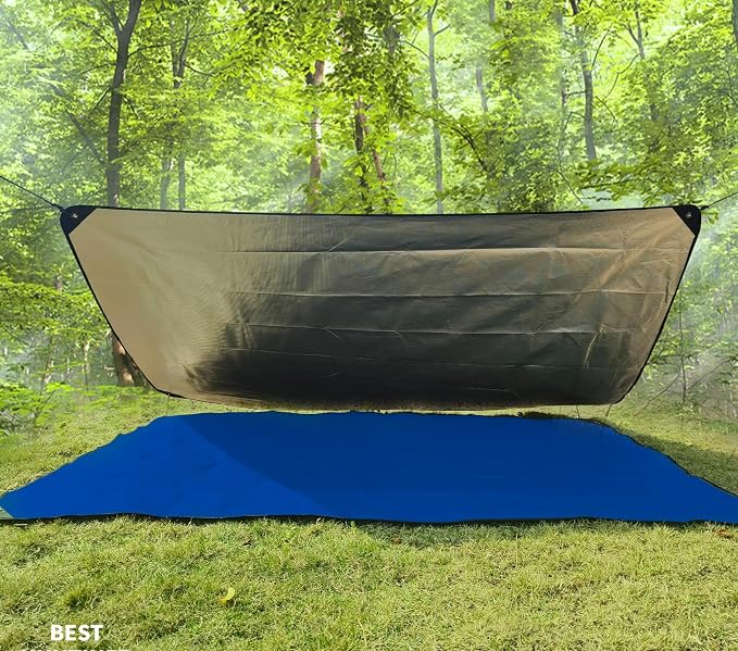 Heavy Duty Survival Blanket -Multifunctional Reflective Tarp Thermal Blanket - Image 5