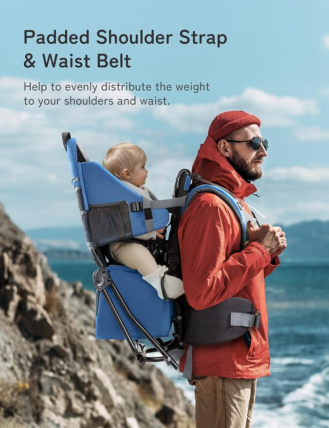 besrey Baby Backpack Carrier, Toddler Hiking Backpack - Image 2