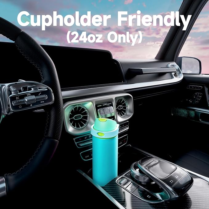 24 oz Insulated Water Bottle for Men: Meoky Stainless Steel Water Bottle - Image 7