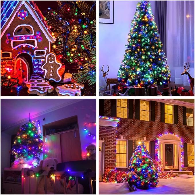 JMEXSUSS 500 LED Christmas Lights Outdoor Waterproof, 8 Modes Twinkle Fairy - Image 4