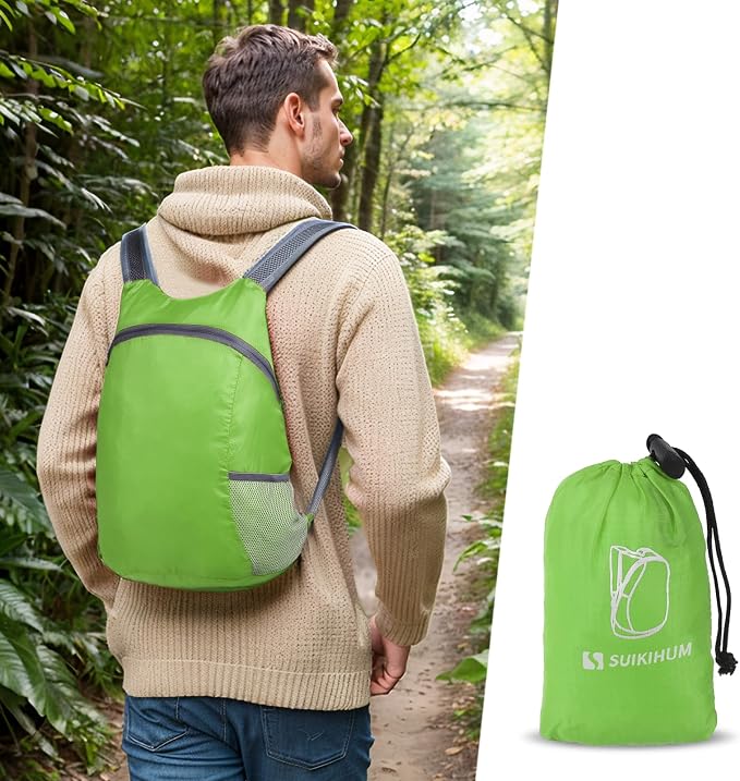 20L Ultra Hiking-Daypack Lightweight Foldable Travel Packable Backpack - Image 7