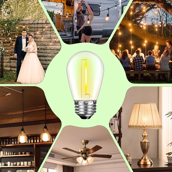 GvvooHome LED S14 Replacement Light Bulbs - Image 7
