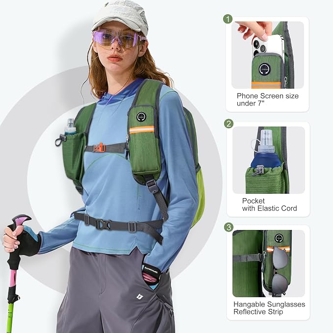 FIORETTO 20L Hiking Backpack for Women Men Mini Packable Backpack Lightweight - Image 2