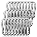 60PCS 3" Heavy Duty Spring Snap Hook, M8 5/16" Galvanized Steel Snap Hook by EPHECH