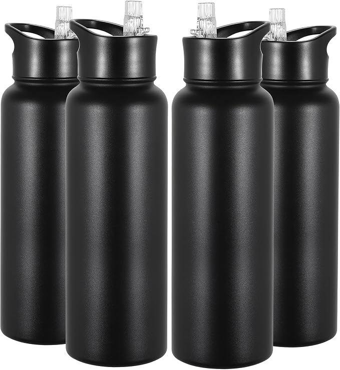 VEGOND 40 oz Insulated Water Bottle Bulk Stainless Steel Metal Water Bottles by VEGOND