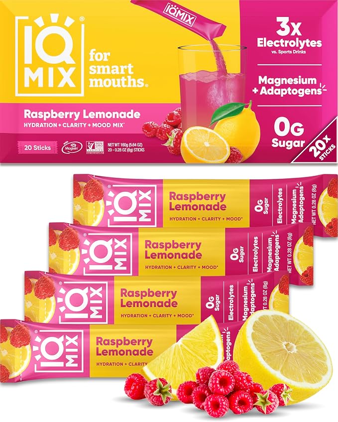 IQMIX Hydration Electrolyte Powder – 4-in-1 Formula by IQBAR