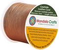 Mandala Crafts Round Genuine Bronze Leather Cord by MandalaCrafts