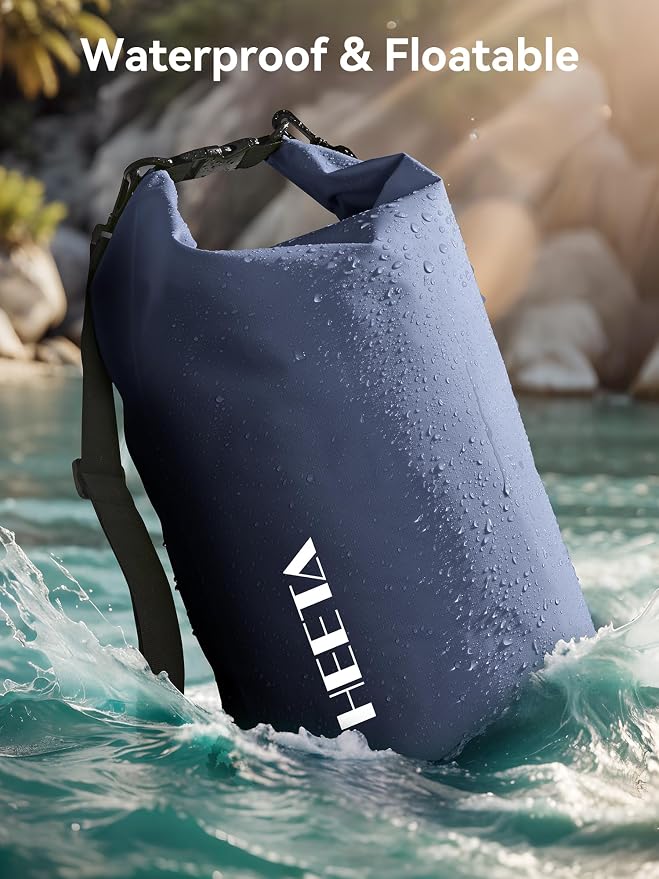 HEETA Waterproof Dry Bag for Women Men, 5L/10L/20L/30L/40L Roll Top Lightweight - Image 3