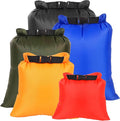 Dry Bags Waterproof Set, 5 Packs Ultralight Waterproof Bags Small Stuff Sack by Ucolofun