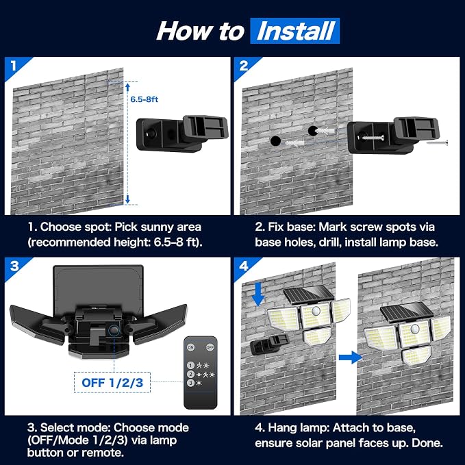 Adewalk Outdoor Solar Light - Image 5