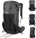 Naturehike 60L Rock 2.0 Upgraded Internal Frame Hiking Backpack by Naturehike