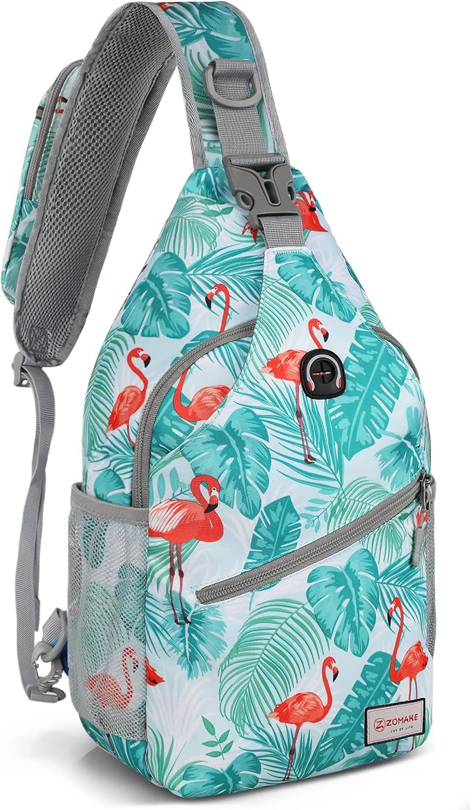 ZOMAKE Sling Bag, Small Crossbody Sling Backpack, Water Resistant Shoulder by ZOMAKE