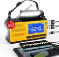10000mAh Emergency Hand Crank Radio, AM/FM/NOAA Weather Alert, Solar Powered by RYCHI