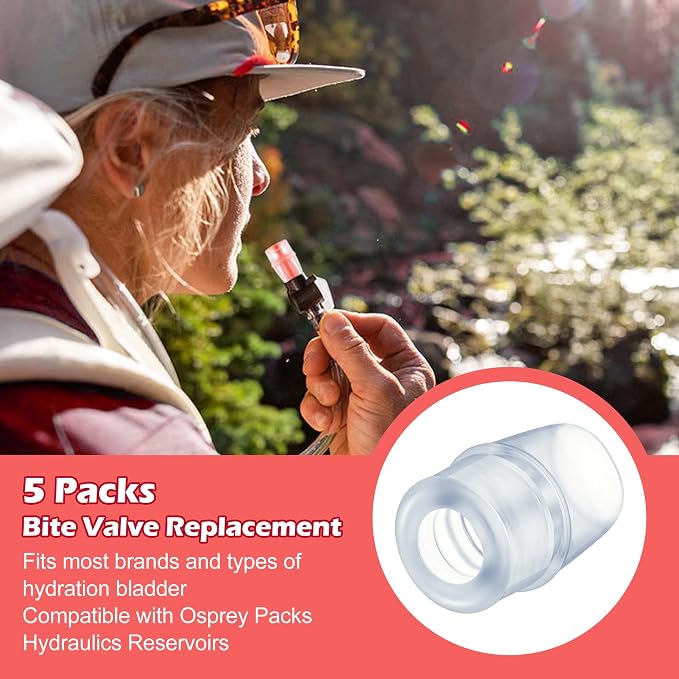 Enhon 5 Packs Bite Valve Replacement Sheath - Image 3