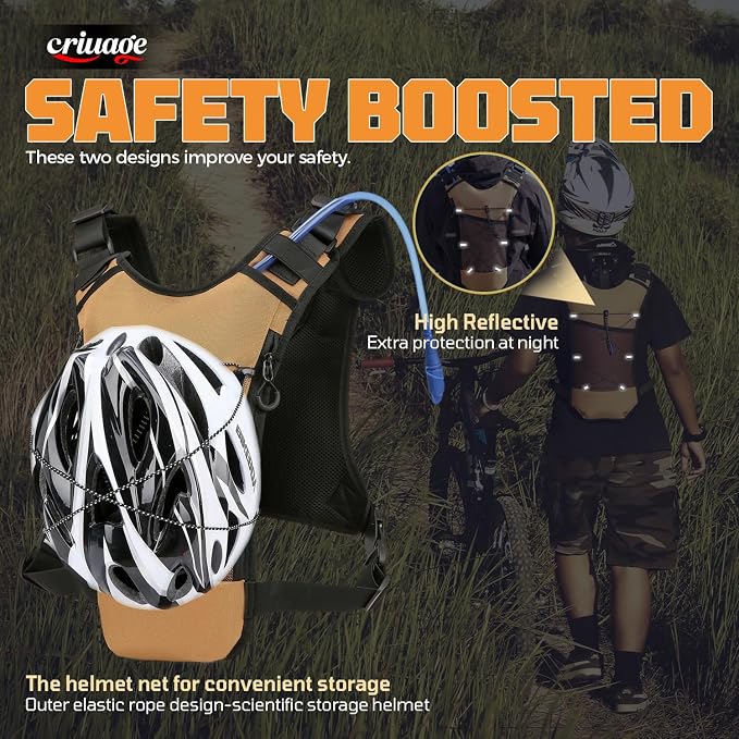 Criuage USA Original Patent Running Hydration Vest Backpack, Lightweight Chest - Image 8