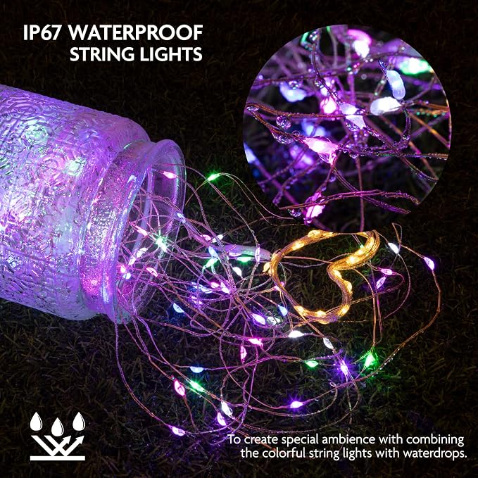 12 Pack Fairy Lights Battery Operated String Lights, 7ft 20 Led Fairy String - Image 4