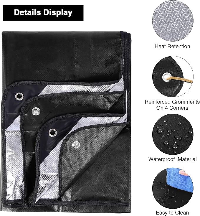 RedSwing Heavy Duty Reflective Survival Space Blanket - Image 3