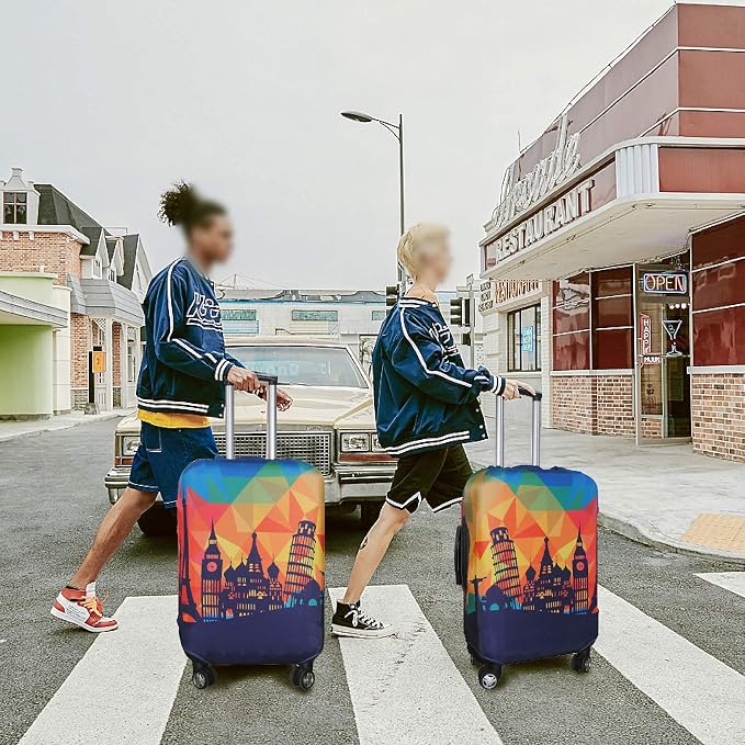 Explore Land Travel Luggage Cover Suitcase Protector Fits 23-26 Inch Case - Image 7
