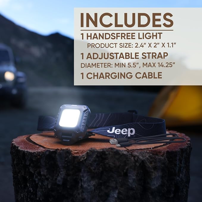 Energizer Jeep MP-450 Headlamp Rechargeable, Ultra Bright LED Rechargeable Head - Image 8