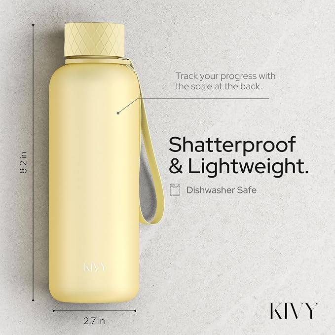 KIVY Slim Water Bottle 22oz Leak Proof Bottle - Image 3