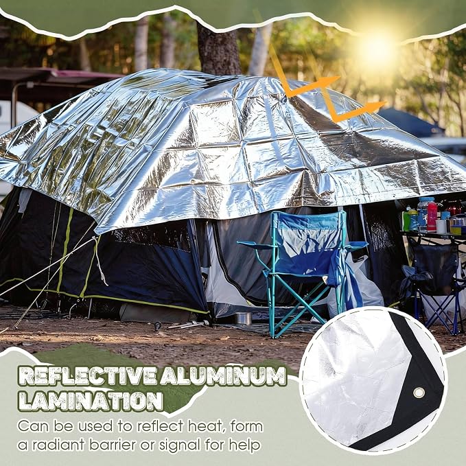 Kingdder 1 Pcs Heavy Duty Emergency Blankets - Image 3