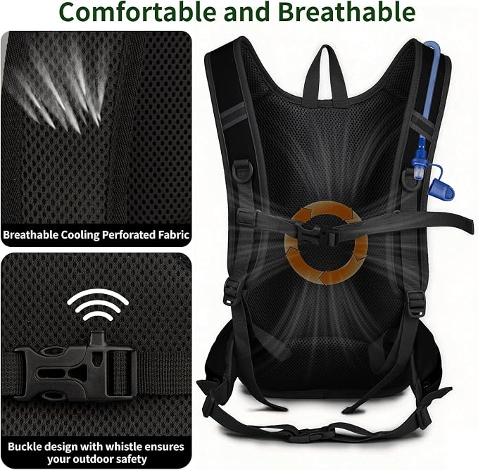 Hiking Backpack for Women & Men, Hydration Backpack - Image 6