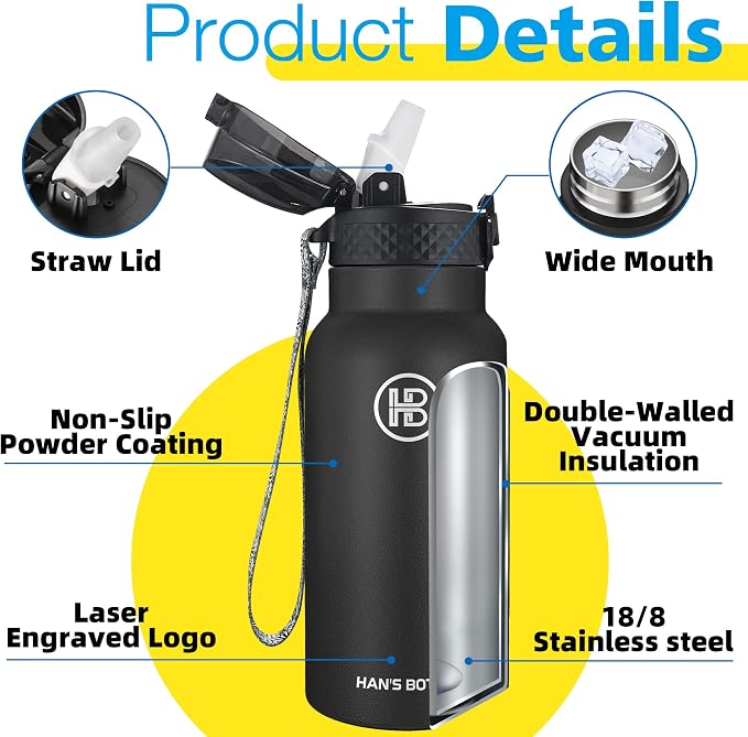 Han's Bottle Kids Water Bottle - Image 5