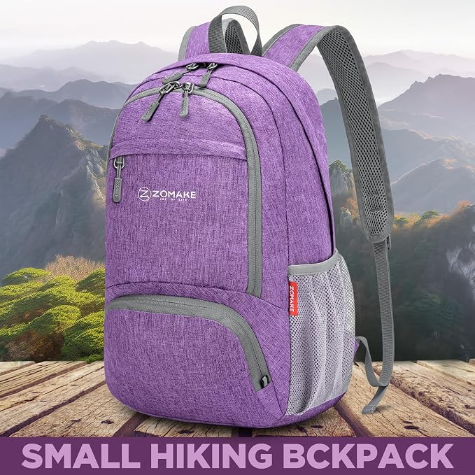 ZOMAKE Ultra Lightweight Packable Backpack 20L, Small Foldable Backpacks Hiking - Image 6