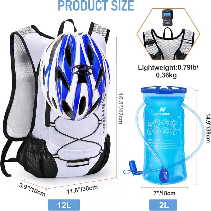 Lightweight Hydration Backpack, Running Backpack - Image 5