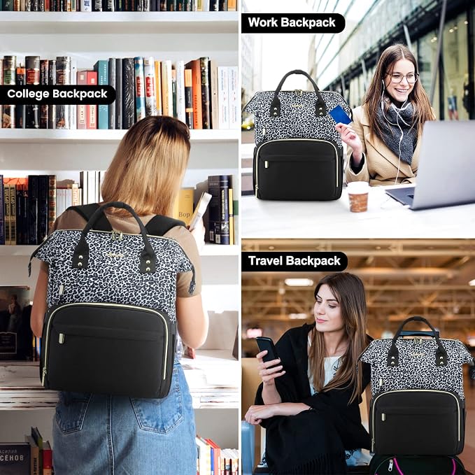 LOVEVOOK College Laptop Backpack, 15.6 Inch Travel Backpack - Image 7