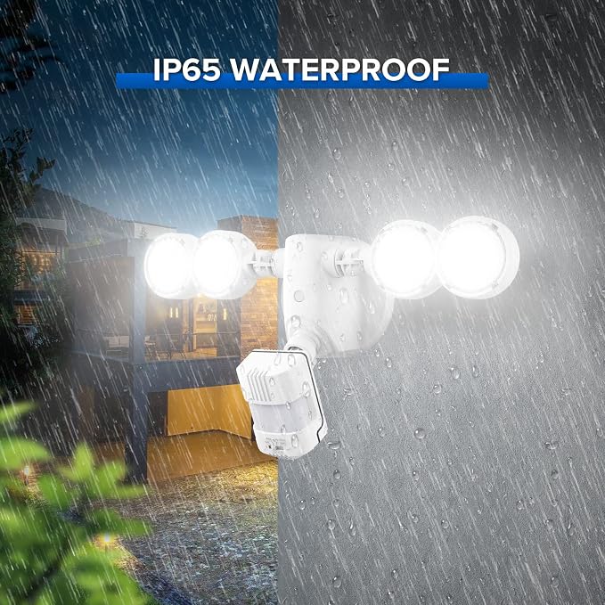 SANSI 30W 4000LM Motion Sensor Outdoor Lights, 5000K 400W Equiv Security Lights - Image 7
