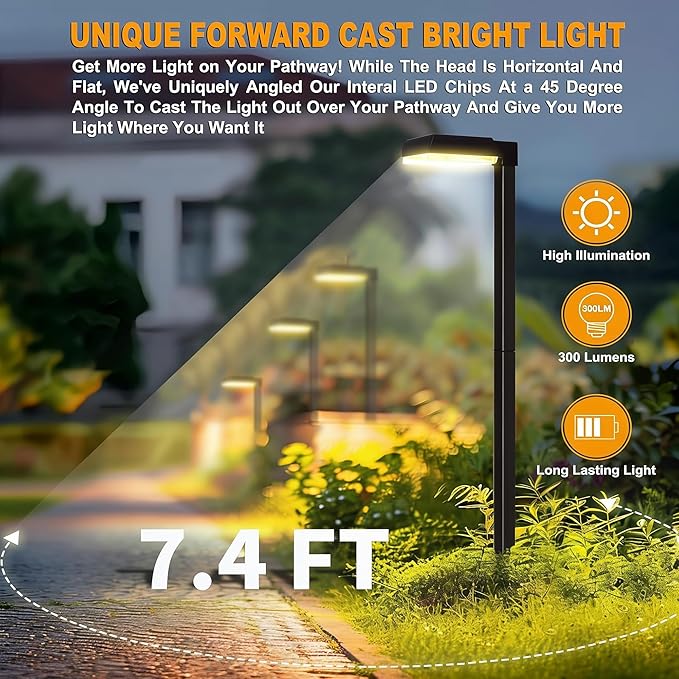 Bobcat Solar Pathway Lights Super Bright 300 lumens - Image 2