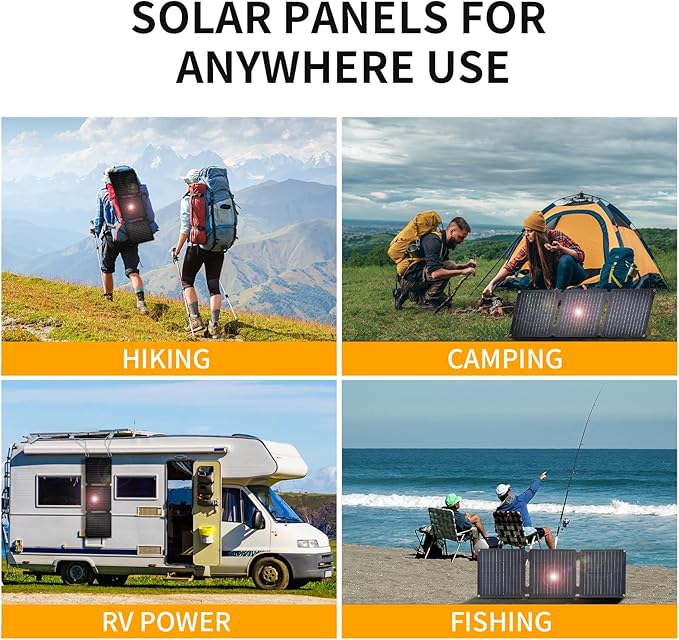 30W Portable Solar Panel, Foldable Solar Panels Charger - Image 5