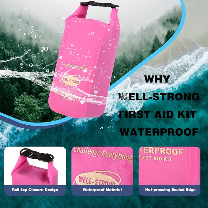Boat First Aid Kit Waterproof, WELL-STRONG Marine Emergency Kit - Image 2