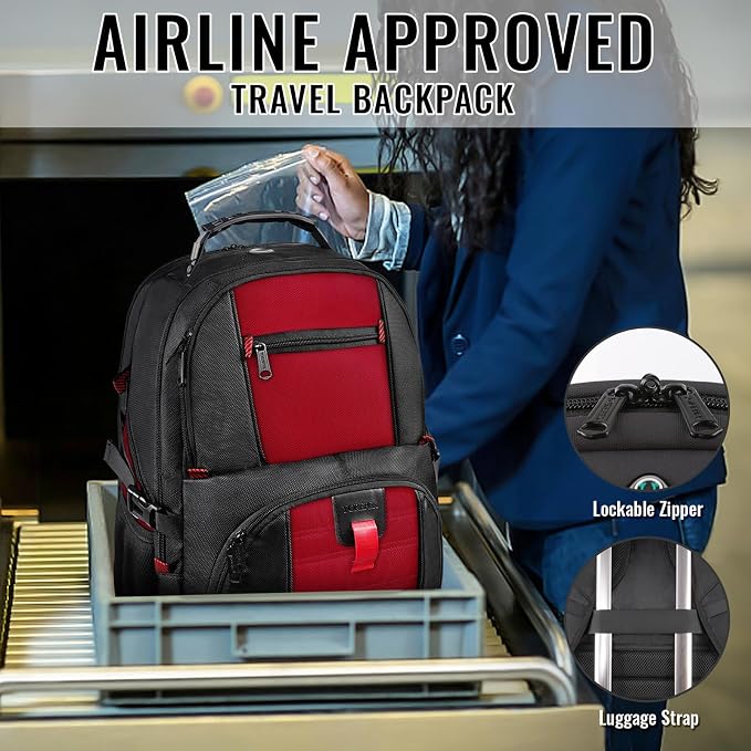 YOREPEK Large Backpack for Men, Extra Large Laptop Backpacks for Men Women - Image 5