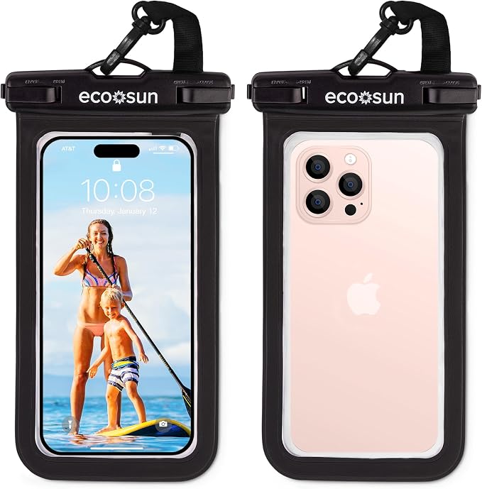 Eco Sun Waterproof Phone Pouch & Floating Wrist Strap Bundle – Waterproof Phone by EcoSun