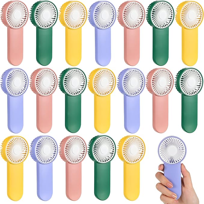 Sumind 20 Pcs Small Personal Portable Fan Mini Handheld Bulk 1 Speed Electric by Sumind