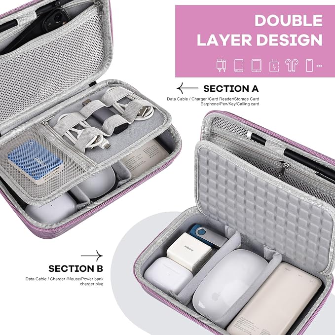 Hard Electronics Organizer Shockproof Carrying Case - Image 7