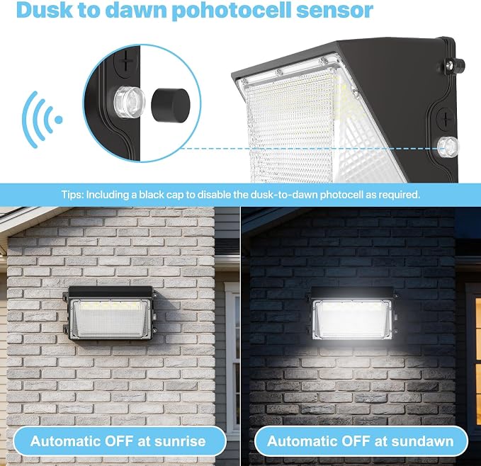 HYPERLITE LED Wall Pack 120W: 18000lm LED Security Flood - Image 2