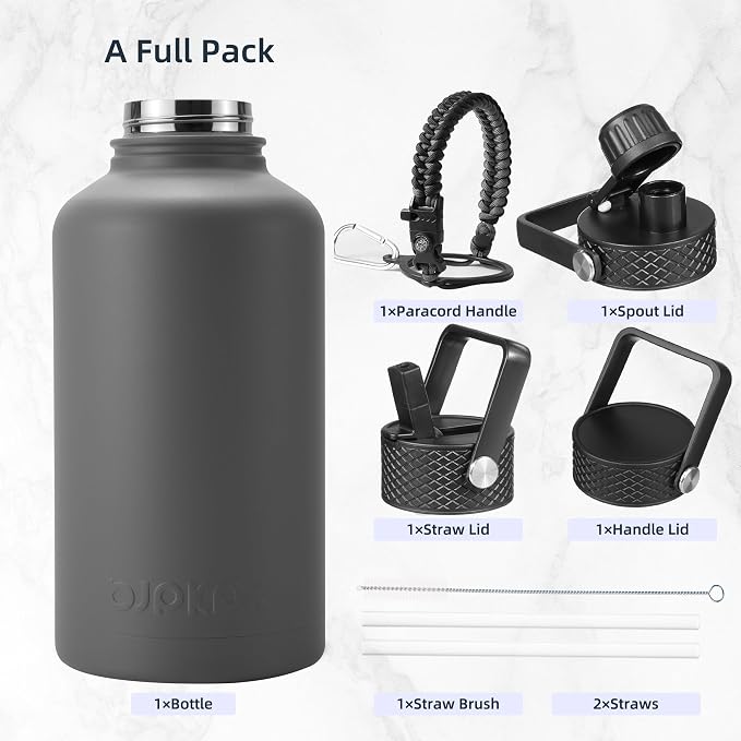BJPKPK Half Gallon Insulated Water Bottles - Image 4