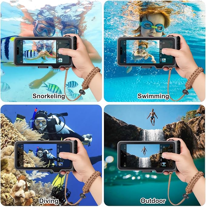 33ft Snorkeling Phone Case, Gen 4 IP68 Waterproof Housing - Image 2